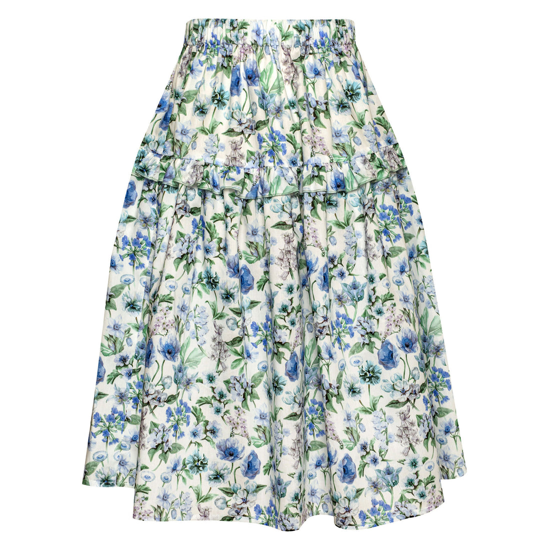 Paade Mode Blue Fairytale Cotton Long Skirt