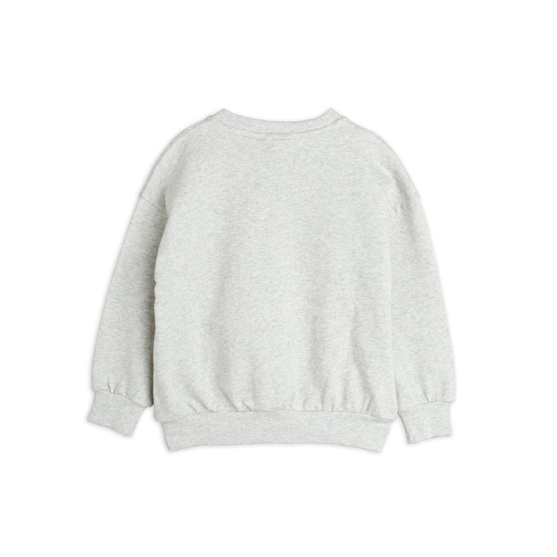 Mini Rodini Grey Melange Arrowed Heart Chenille Sweatshirt