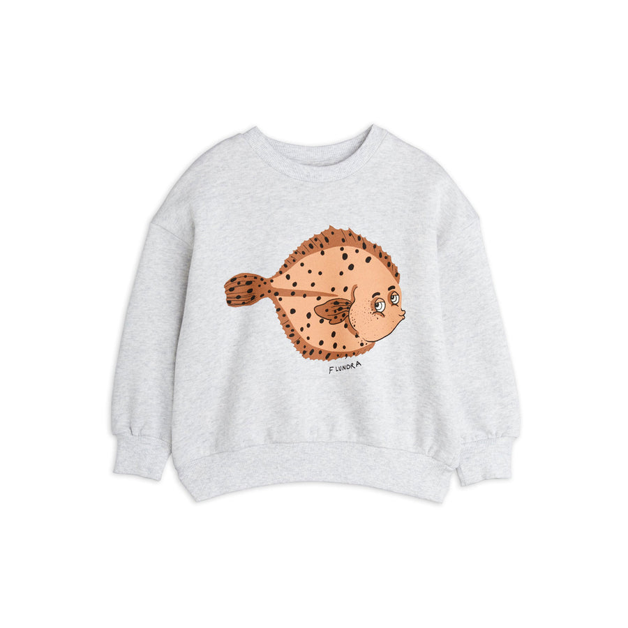 Mini Rodini Grey Melange Flundra Sweatshirt