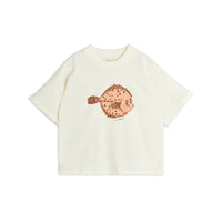 Mini Rodini Off White Flundra Tee