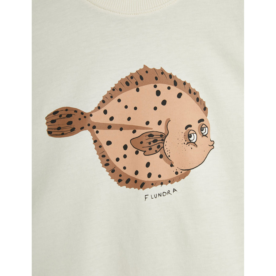 Mini Rodini Off White Flundra Tee