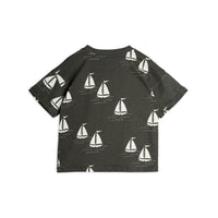 Mini Rodini Grey Sailing Boats Tee