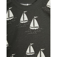 Mini Rodini Grey Sailing Boats Tee