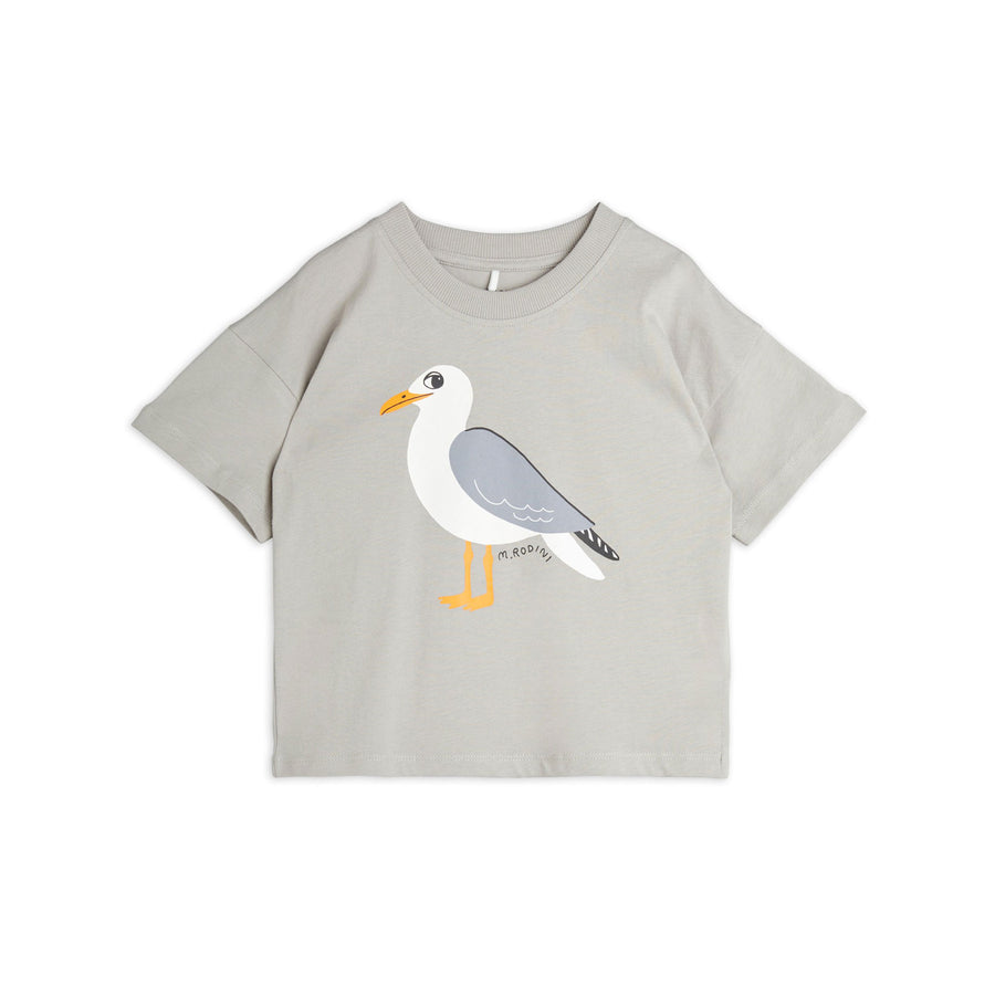 Mini Rodini Grey Seagull Tee