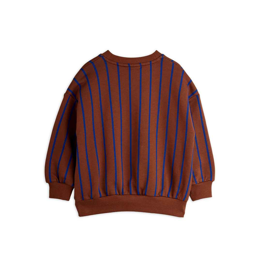 Mini Rodini Brown Vertical Stripe Sweatshirt