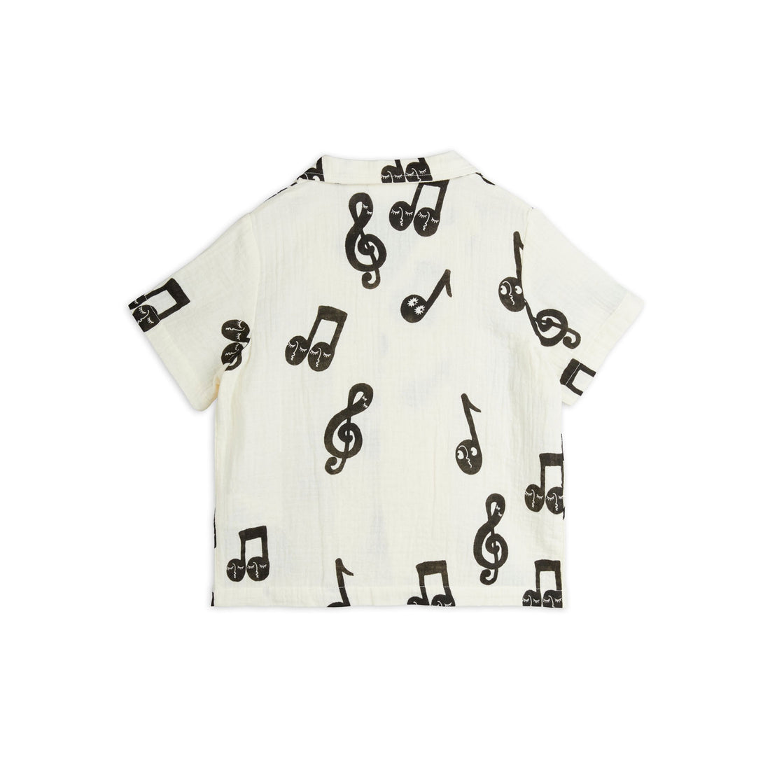 Mini Rodini White Note Muslin Shirt