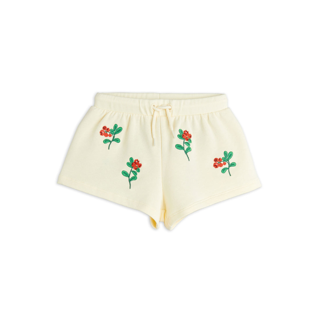 Mini Rodini Off White Lingonberries Sweat shorts