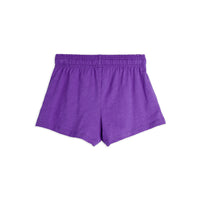 Mini Rodini Purple Seagull Embroidered Shorts
