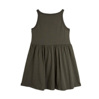 Mini Rodini Black Arrowed Heart Embroidered Tank Dress