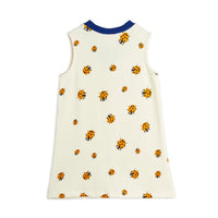 Mini Rodini Off White Ladybugs Sweat dress