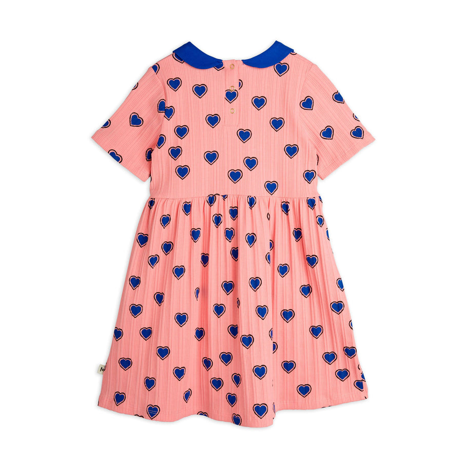 mini rodini rose dress Mini Rodini Pink Outlined Hearts Dress – Ladida