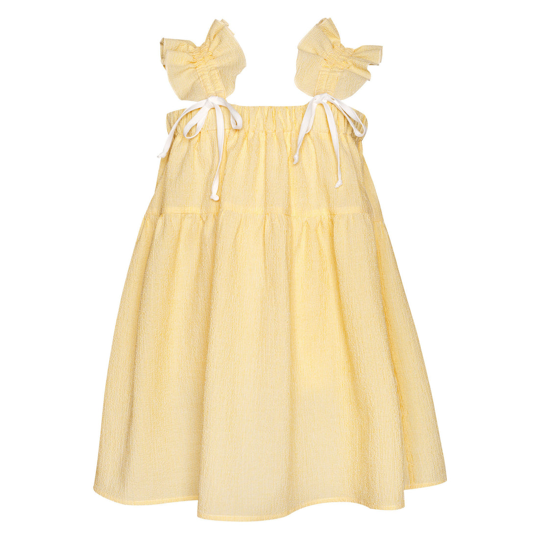 Paade Mode Yellow Lily Cotton Dress