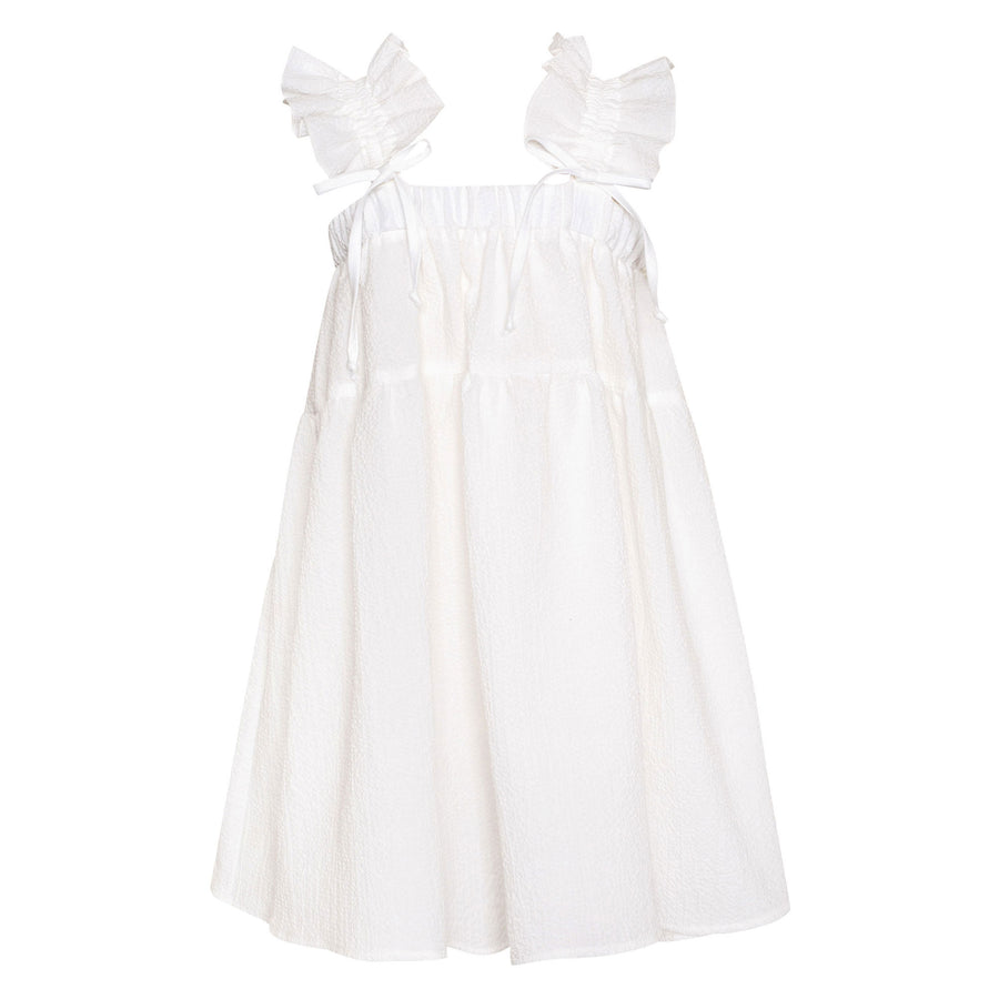 Paade Mode White Lily Cotton Dress