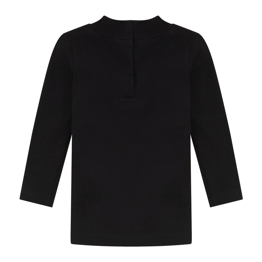 Calla Lili Black Mock Neck