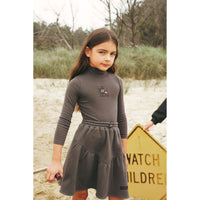 Calla Lili Grey Sweatshirt Skirt