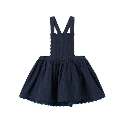 MarMar Copenhagen Dark Blue Stripe Danara Apron Dress