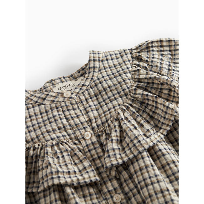 MarMar Copenhagen Pilot Navy Check Dalina Dress