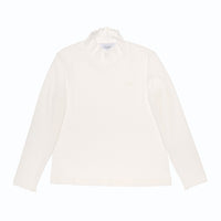 Paade Mode White Dragonfly Turtleneck