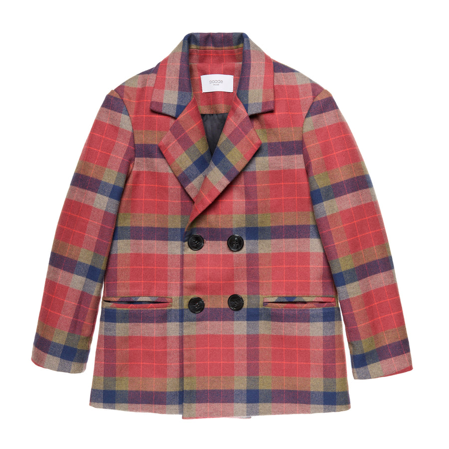 Paade Mode Red Double Breasted Marisa Jacket