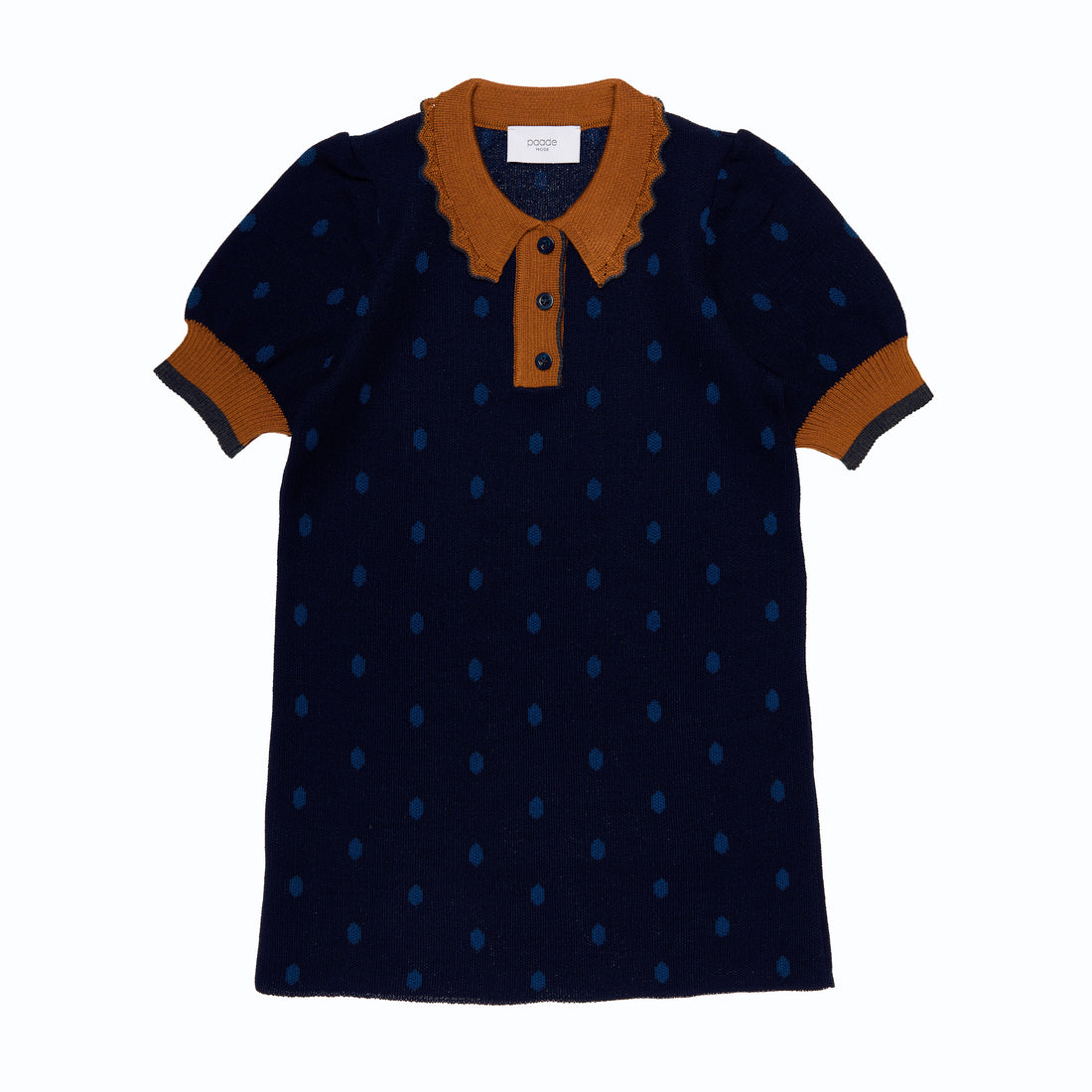 Paade Mode Blue Bambi Wool Dress