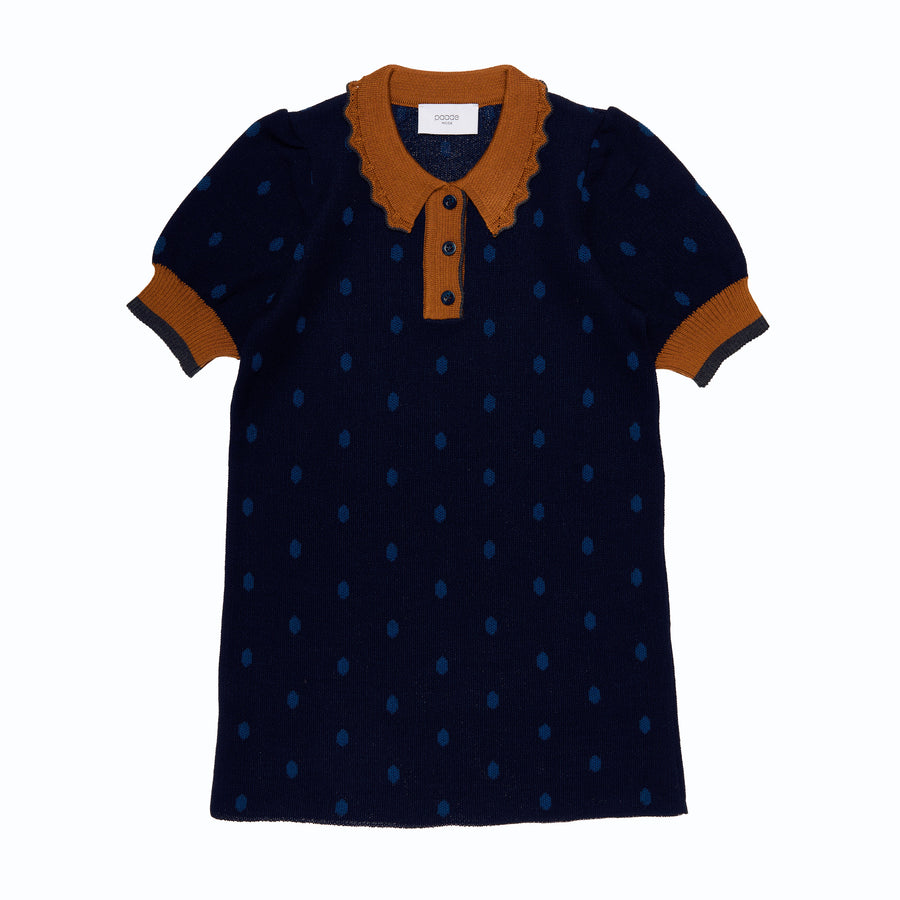 Paade Mode Blue Bambi Wool Dress