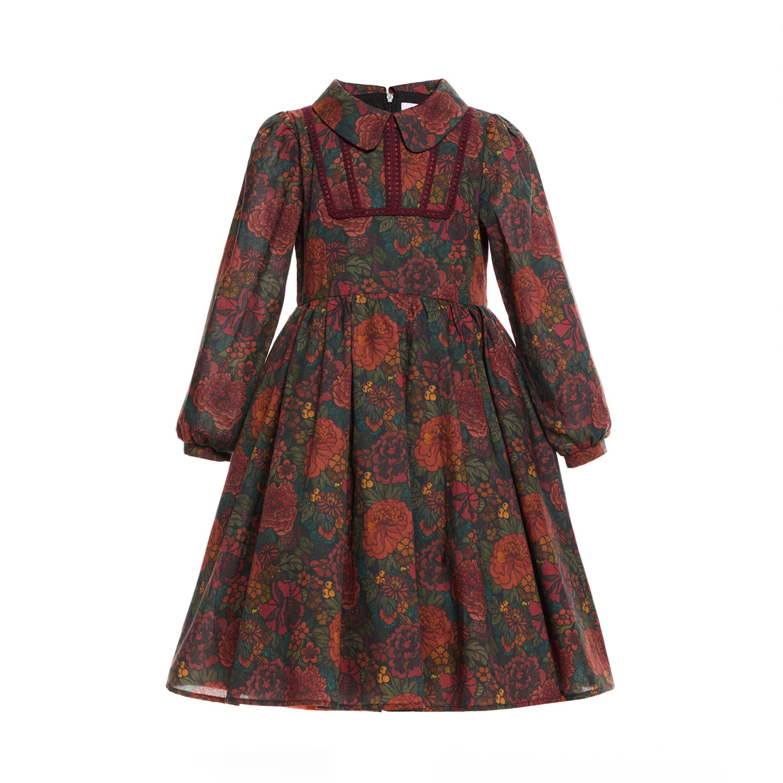 Paade Mode Red Beatrice Peter Pan Collar Dress