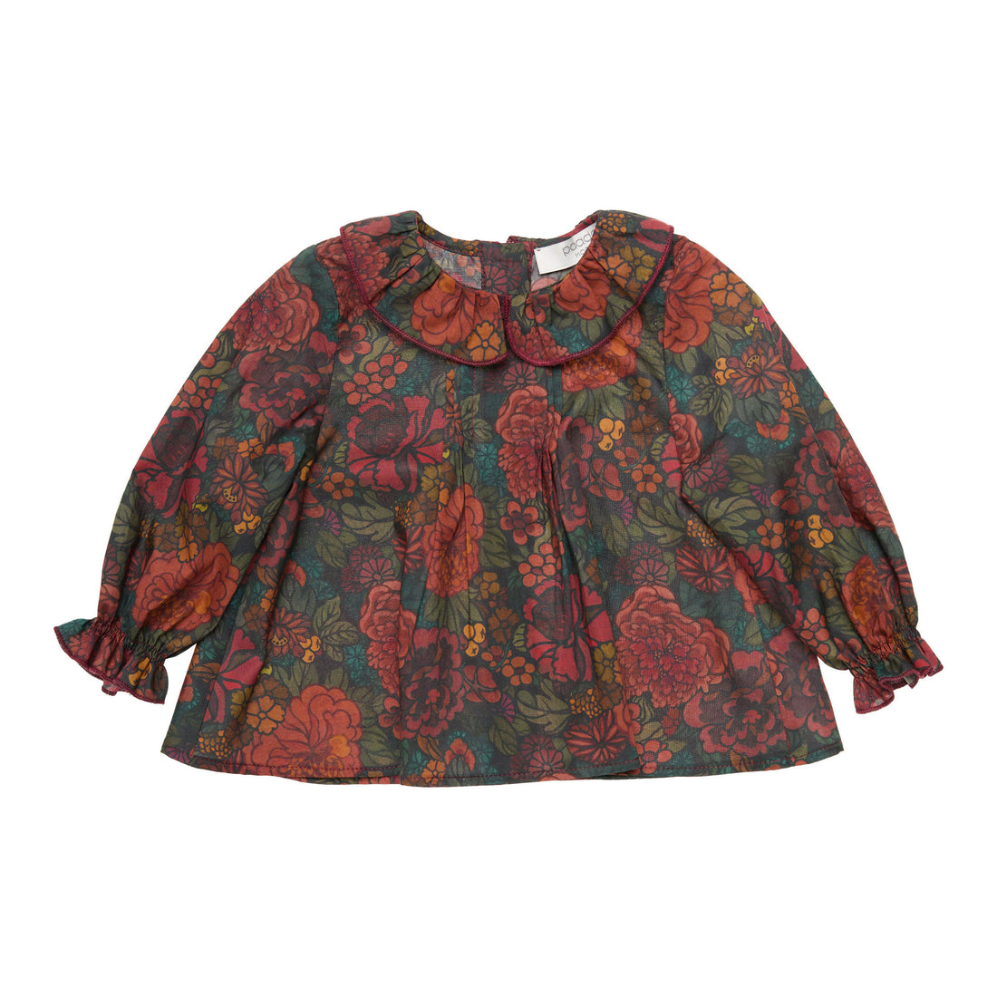 Paade Mode Red Beatrice Baby Blouse