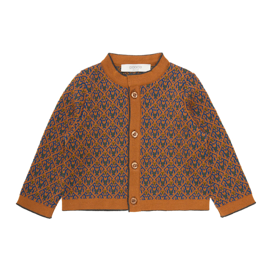 Paade Mode Brown Noel Baby Cardigan