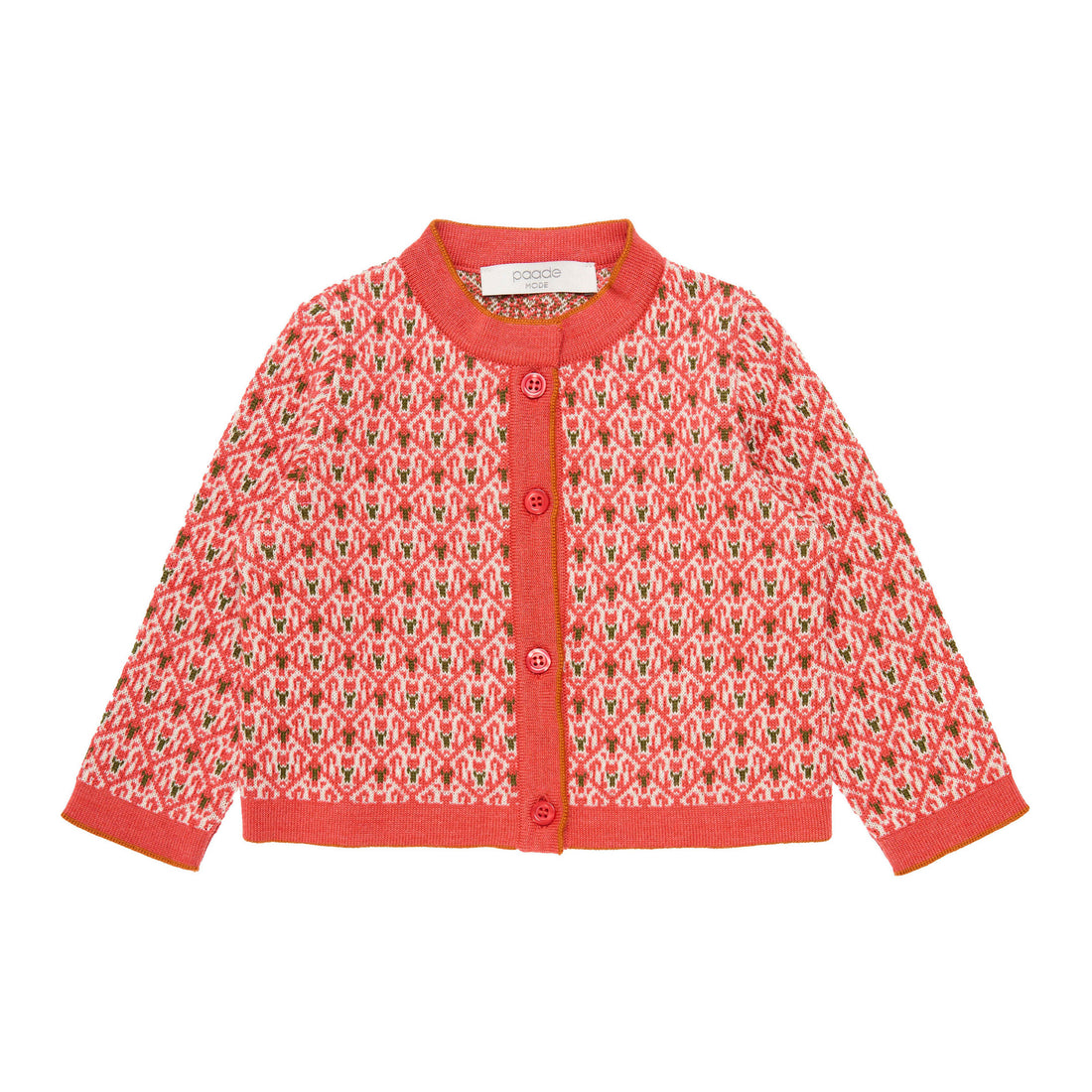 Paade Mode Pink Noel Baby Cardigan