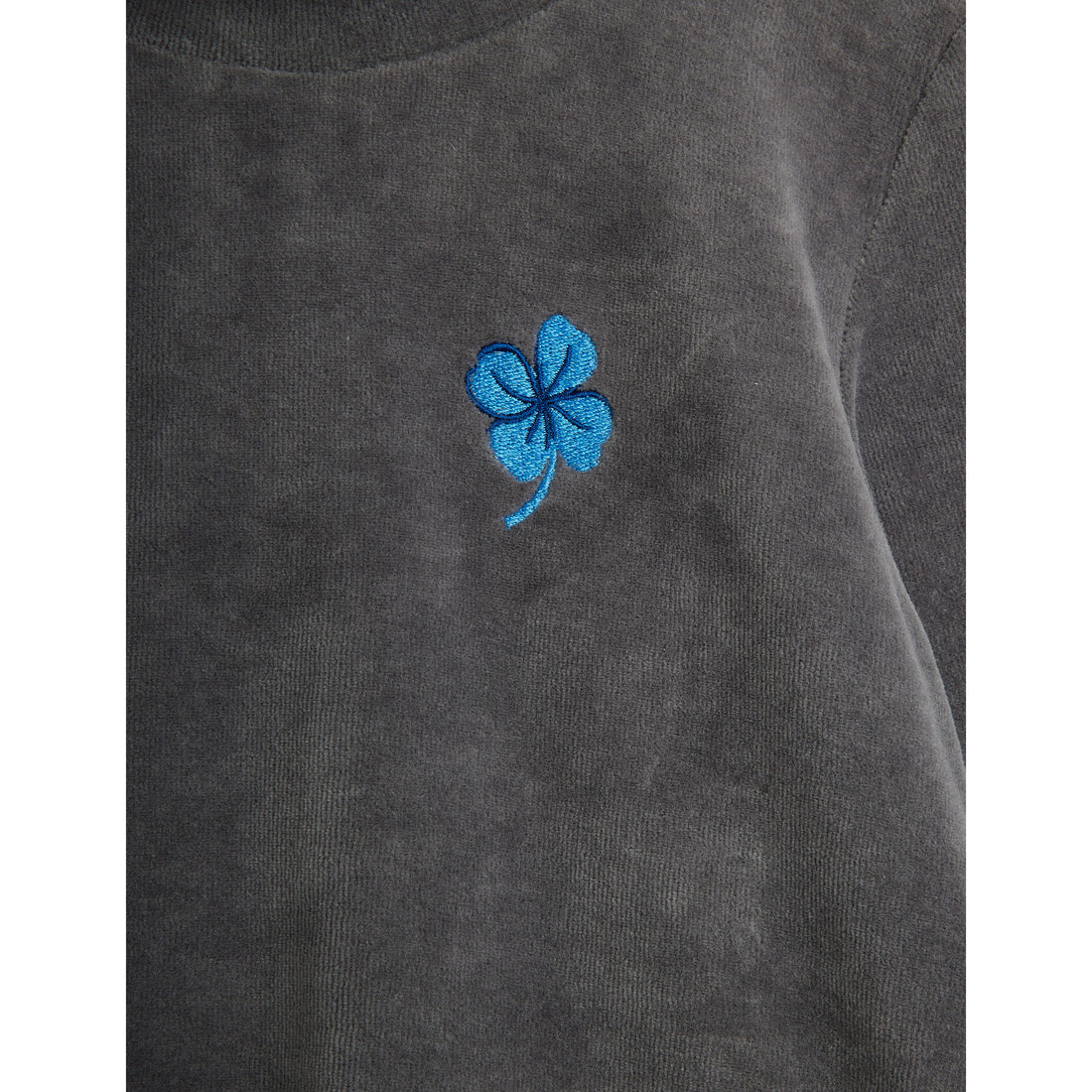 Mini Rodini Clover Emb Velour Dress