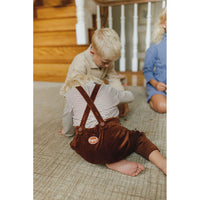 L by Ladida Brown Stripe Oversized Turtleneck