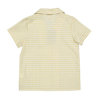Arza Plaid Checked Grandpa Shirt