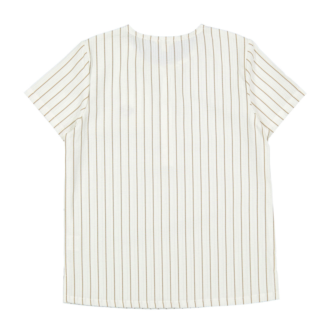 Arza Brown Texture Stripe Tunic