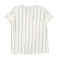 Arza Brown Texture Stripe Tunic