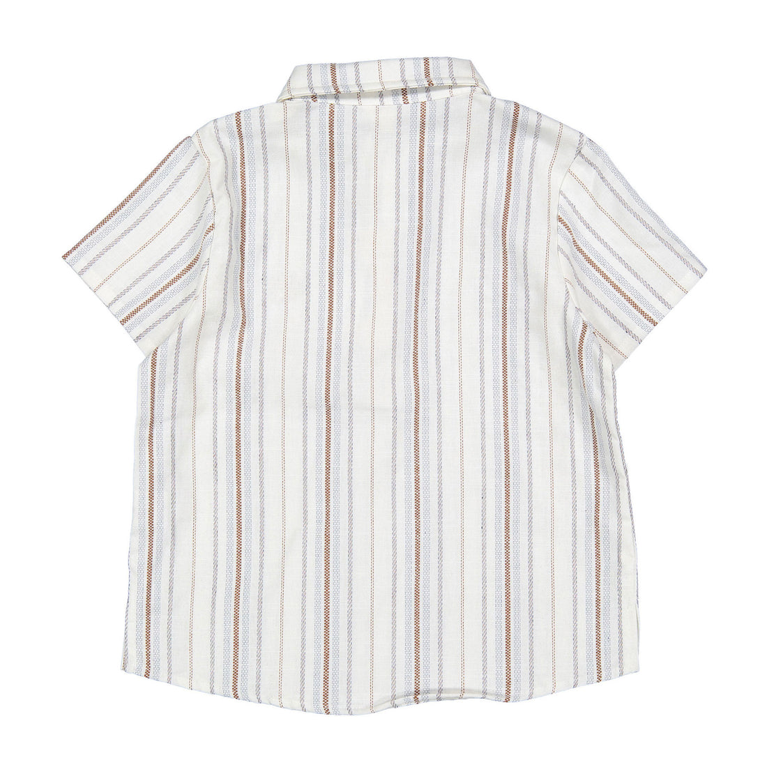 Arza Brown Stripe Collar Tunic