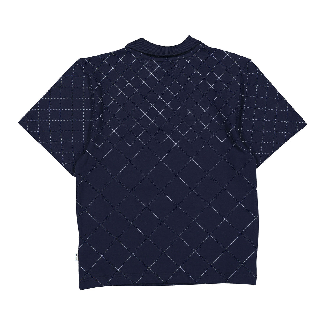 Hugo Boss Navy Double B Embroidered Polo