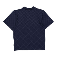 Hugo Boss Navy Double B Embroidered Polo