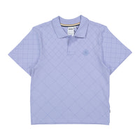 Hugo Boss Light Blue Double B Embroidered Polo