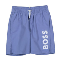Hugo Boss Lavender Blue Logo Swim Short