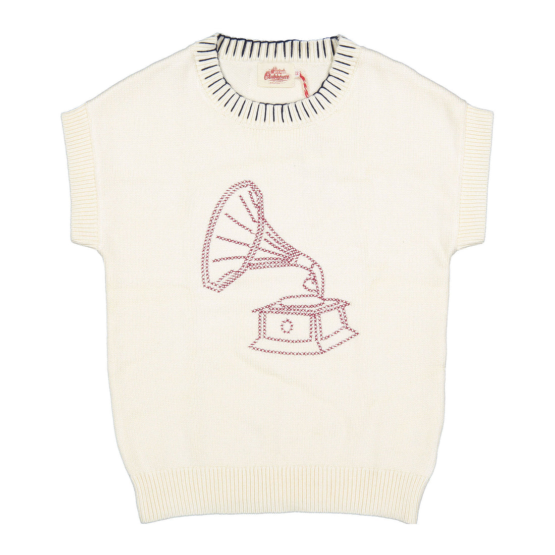 Clubhouse Ivory Horn Graphic Vest