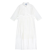 Mimisol Cream Sangallo  Maxi Dress
