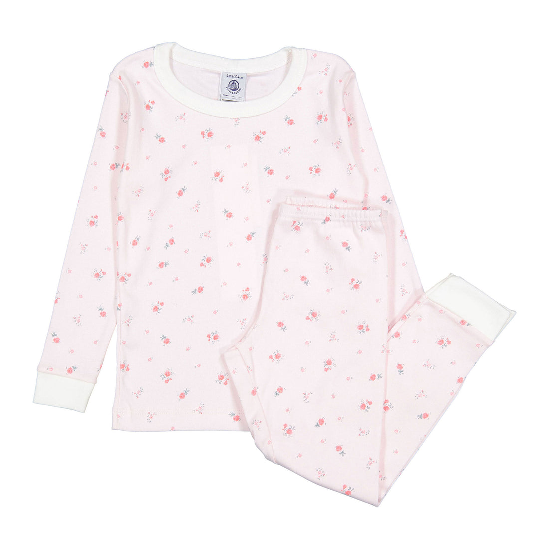Petit Bateau Pink Floral Pajamas