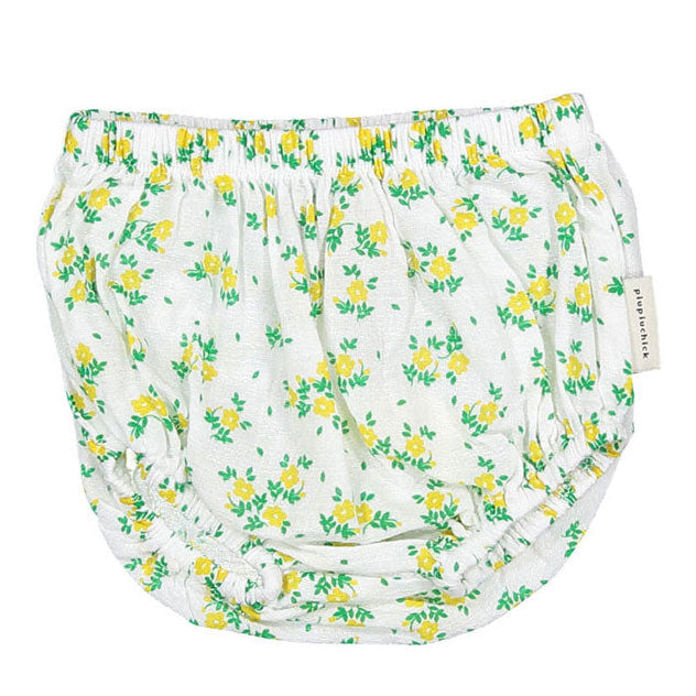 Piupiuchick Ecru/Yellow Flowers All Over Bloomers