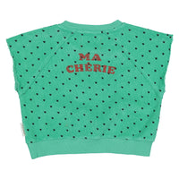 Piupiuchick Green Cherry Print Sweatshirt