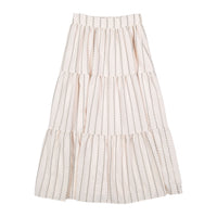 Ava and Lu Blush Design Striped Skirt