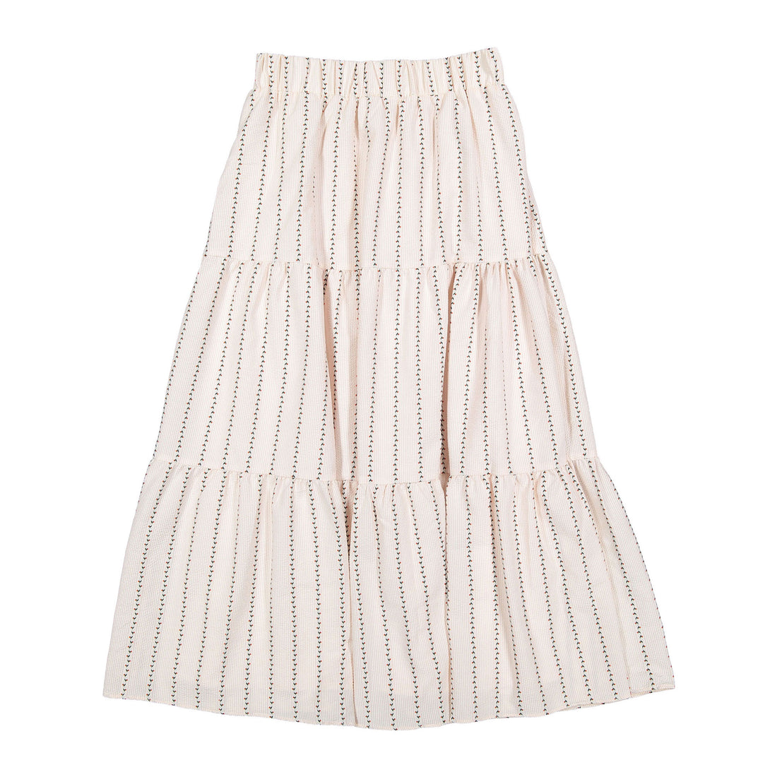 Ava and Lu Blush Design Striped Skirt