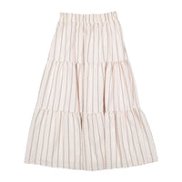 Ava and Lu Blush Design Striped Skirt