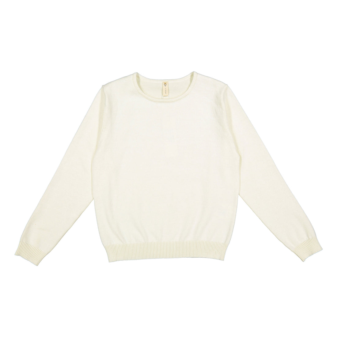 Ava and Lu Cream Crewneck Sweater