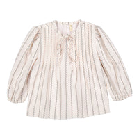 Ava and Lu Blush Design Striped Blouse