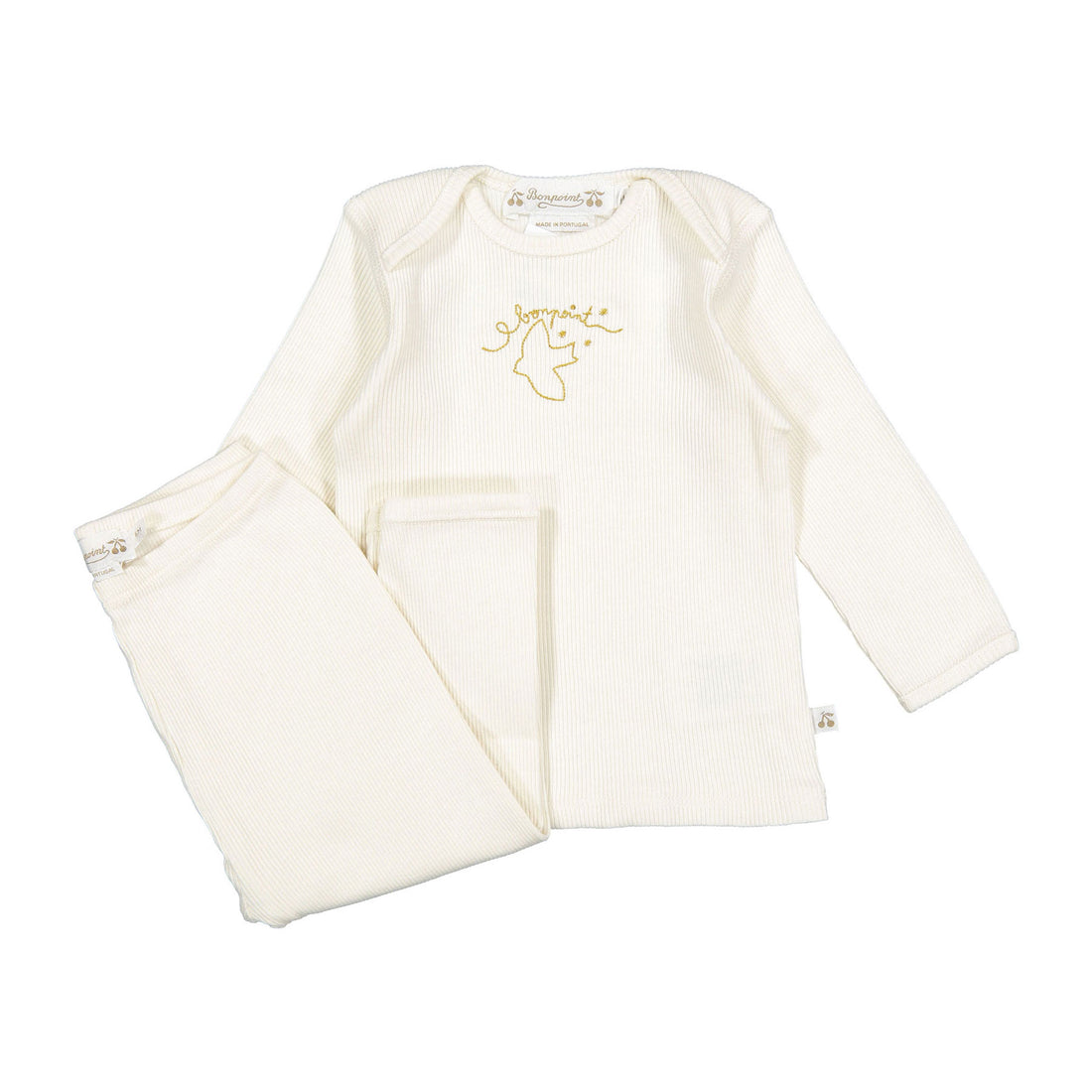 Bonpoint Beige Timi Baby Outfit